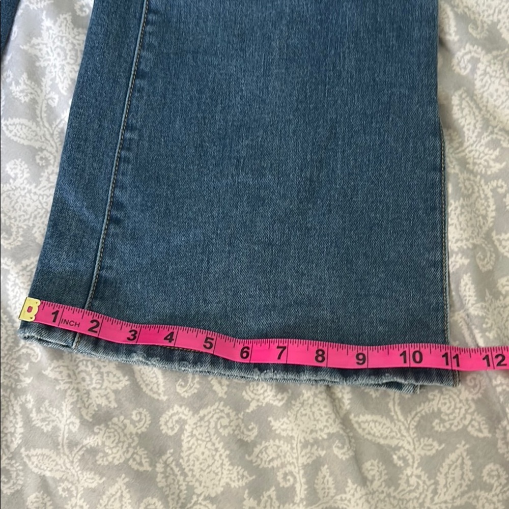 Trendy Blue Flare Jeans - Picture 12 of 12